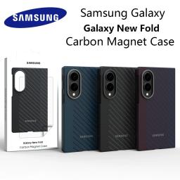 For Samsung Galaxy Magsafe Case For Z Fold 8 magnetic attraction function carbon fiber texture Shockproof Full Cover