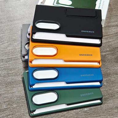For Samsung Galaxy Z Fold 8 Fold8 Standing Phone Case High Quality Foldable Bracket Holder Plastic Cover z fold8 Protective Case