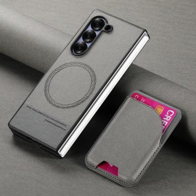 For Samsung Z Fold7 Fold 6 5 4 3 5G 2In1 Detachable Leather Card Case For Samsung Galaxy Z Fold 7 Etui Z Fold6 5 4 3 Back Cover