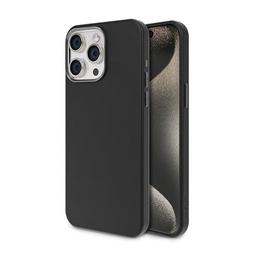 GRIPP Heritage Xtreme with Mag-Safe Case Compatible with iPhone 15 Pro Max (6.7") Premium Leatherrette Metalic Edge with Luxuriantly Smooth Texture Back Cover - Black