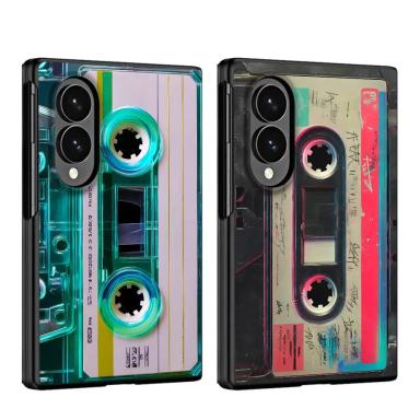 Shell Capa Phone Case for Samsung Galaxy ZFold Wide ZFold8 Z Fold 8 Z Fold8 Wide Unique Cassette Tape Creative
