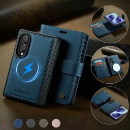 Z Fold8 5G 2026 Flip Case for Samsung Galaxy Z Fold 8 2In1 Detachable Leather Wallet Magnet Funda for Galaxy Z Fold8 Cover