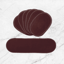 Pattern Runner + Oval Pattern Mat (6 Pices)