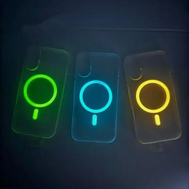 Luminous Matte Magnetic Hard Case for Magsafe IPhone 16 15 14 13 12 11 Pro Max Plus 16Pro 15Pro IPones Mac Safe Cover Accessory