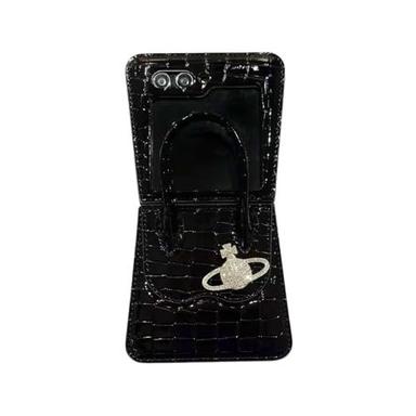 Back Cover Case For Samsung Galaxy Z Flip5 Scratch Resistant Anti-Slip Tpu Shockproof Protective Durable Luxury Handbag Shell Case For Girls & Women