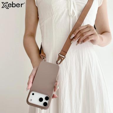 Crossbody Necklace Strap Lanyard Matte Silicone Case For iPhone 17 16 15 14 Pro Max 11 12 13 XR X XS 8 Plus SE Shockproof Cover