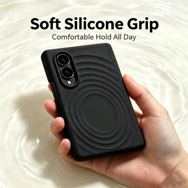 For Galaxy Fold 7 8 Magsafe Magnetic Wireless Charge Phone Case For Samsung Galaxy Z Fold 8 Ultra TPU Liquid Silicone Soft Cover