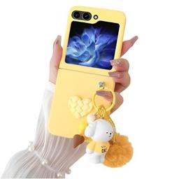 Back Cover Case For Samsung Galaxy Z Flip6 Scratch Resistant Anti-Slip Tpu Shockproof Protective Durable Adorable Creature Cartoon Heart Case
