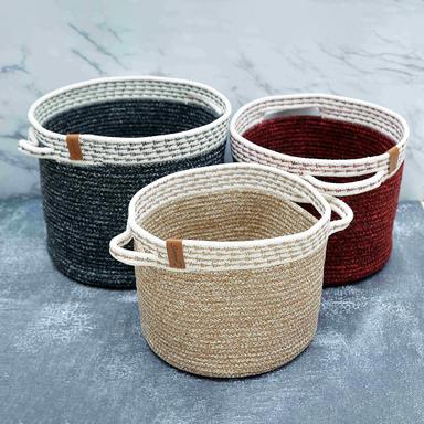 Cylinder Braid Basket