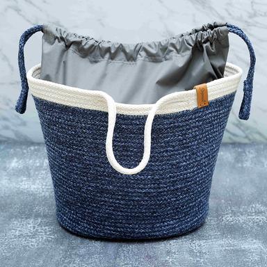 Natural Braid Basket With Cover