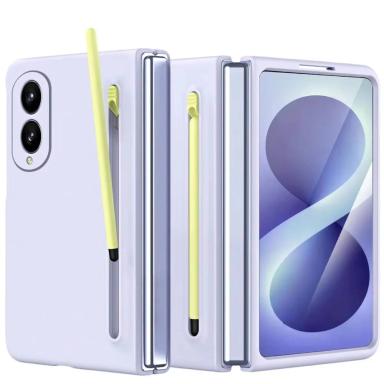 Liquid PC Case For Samsung Galaxy Z Fold 8 With Stylus S Pen Slot and Pen Pure Color Shockporoof Cover for Samsung Z Fold8 Ultra