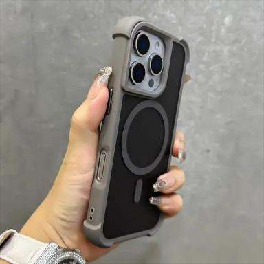 Shockproof Matte Magnetic Phone Case For iPhone 17 Pro Max Air 14 15 Plus 11 13 12 16 Pro Max For Magsafe Wireless Charing Cover