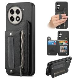 For Oneplus13 13R 5G Luxury Case RFID Card Leather Elastic Strap Wallet OnePlus 13 Case One Plus 13R Ace 5 Pro Zipper