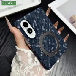 For Samsung Galaxy Z Fold 8 Ultra Case Luxury Carbon Fiber Pattern Magnetic 360° Rotate Stand Shockproof Protective Back Cover