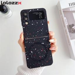 Graffiti Polka Dots For Magsafe Wireless Charging Matte Silicone Cover For Samsung Z Flip4 Flip3