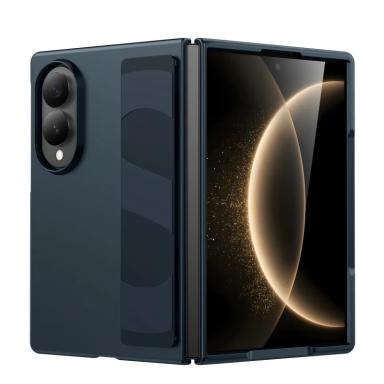 Luxury Matte PC Ultra Thin Phone Case For Samsung Galaxy Z Fold 8 Ultra 8Wide Z Fold7 6 5 4 3 Elastic Silicone Wrist Strap Cover