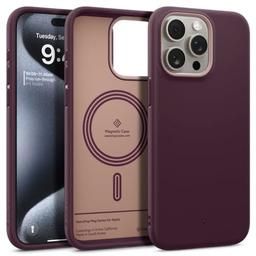 Gaffar India by Nano Pop Mag Back Cover Case Compatible with iPhone 15 Pro Case (TPU and Polycarbonate | Burgundy Bean)