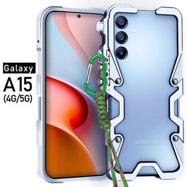 Luxury Aluminum Metal Bumper Case For Samsung Galaxy A54 A53 A15 A25 A35 A52 A52S A55 A72 A73 Case Shockproof Cover