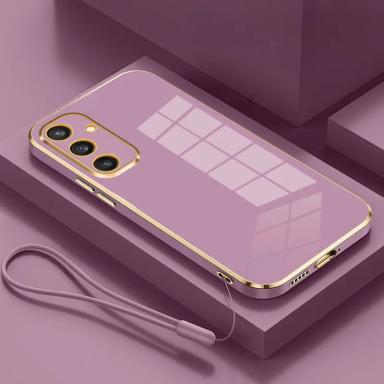 For Galaxy S25 Case Luxury Lanyard Shockproof Back Case For Samsung A06 A05 A15 A16 A26 A35 A36 A56 A55 S24FE S23 S25Ultra Cover