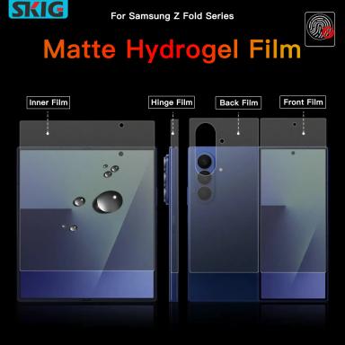 Matte Hydrogel Soft TPU Film For Samsung Galaxy Z Fold 7 6 5 4 3 2 Special 5G Inner Outer Hinge Full Body Screen Protector