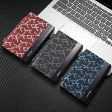 Original Carbon Fiber Printed Fabric Pattern Case for Samsung Galaxy Z Fold 8 Ultra Fold 7 6 5 4 3 Business with Pen Flip Cover
