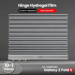 10-1Pcs Middle Hinge Hydrogel Film For Samsung Galaxy Z Fold6 Fold7 5G ZFold Fold 6 7 ZFold6 Anti-Scratch Protector Hinge Films