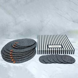 Earthy Braid Box (6 Piece Placemat + 3 Piece Trivet + 6 Piece Coaster)