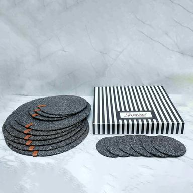 Earthy Braid Box (6 Piece Placemat + 3 Piece Trivet + 6 Piece Coaster)