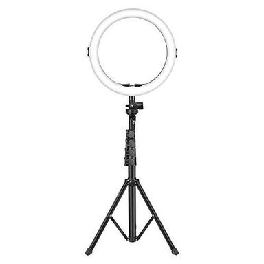 Digitek® 12 Inch Led Ring Light With Stand 5Ft & Smartphone Holder - USB Powered, Color Switch Mode, Adjustable Brightness & Temperature Controls - Photo, Video Shoots & Live Streaming
