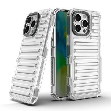 New Fashion Capsule Air Cushion Shockproof and Fall proof Transparent Phone Case for iPhone 16 15 14 13 12 11 Pro Max Plus case