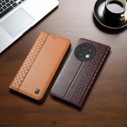 Nappa Real Leather Case For OnePlus 13 13R 12 12R 11 11R Ace 3 3V Pro Nord 4 CE4 Lite Business Wallet Cover Flip Phone Cases