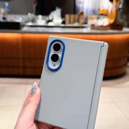 Z Fold8 Wide for Magsafe Sandstone Skin Texture Phone Case for Samsung Galaxy Z Fold 8 Ultra Magnetic Charging Axis Hinge Cover