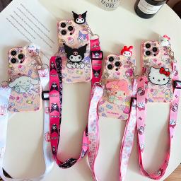 For Xiaomi Redmi 15 15C Note 15 Pro Plus Kitty Garden Case With Holder Rope