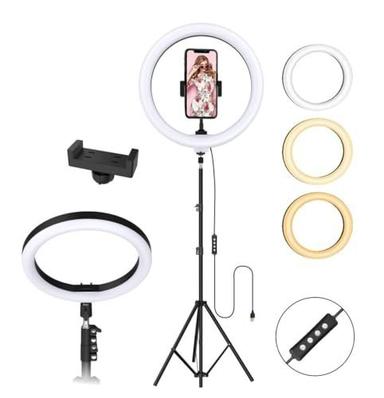 Tygot Professional Led Ring Light With 7 Feet Tripod Stand For Mobile Phones & Camera, 3 Temperature Mode Dimmable Lighting, Photo-Shoot, Video Shoot, Makeup & More