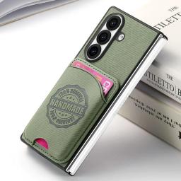 Z Fold7 5G 2025 2In1 Detachable Leather Card Case For Samsung Galaxy Z Fold 7 Magnet Back Cover For Galaxy Z fold 6 5 4 3 Funda