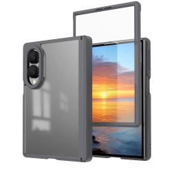 Matte Translucent Shockproof Hinge Protector Phone Case for Samsung Galaxy Z Fold8 Ultra Fold8 Fold7 All Inclusive Cover Bumper