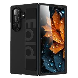 For Samsung Galaxy Fold 7 6 5 4 3 5G Luxury Ultra-thin Matte Silicone Wrist Strap Case Transparent Folding Shockproof Hard Cover