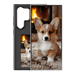 Innovative DIY E-Ink Smart Display Photo on Rear Projection Back Cover for Galaxy S24 Ultra (3 Colours)