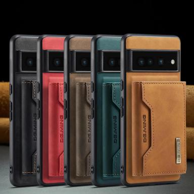 2 in 1 Detachable Leather Cards Holder Wallet Cover For Samsung Galaxy Z Fold 6 5 4 5G Fold4 Fold3 Magnetic Card Bag Stand Case