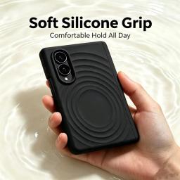 For Galaxy Fold 7 8 Magsafe Magnetic Wireless Charge Phone Case For Samsung Galaxy Z Fold 8 Ultra TPU Liquid Silicone Soft Cover