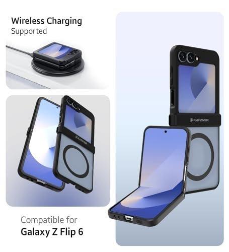 VER Mag-X Back Cover Case for Galaxy Z Flip 6 (Hinge) (Mag-X-Clear)