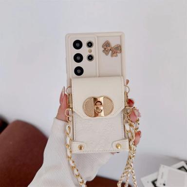Crossbody Wallet Card Holder Case for Samsung Galaxy S24 S21 FE S25 Ultra S23 S22 Plus A06 A16 A56 A36 A54 A55 A35 A25 A15 Cover