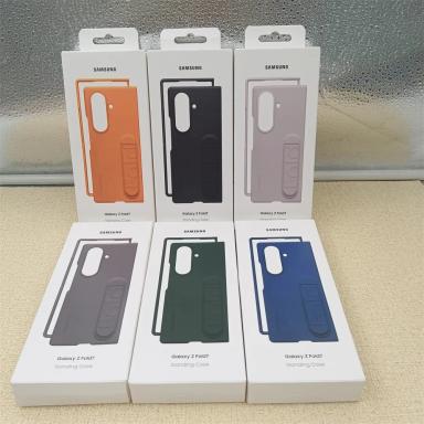 Samsung Galaxy Z Fold 7 5G Sensory Standing Phone Case Foldable Bracket Hard PC Cover ZFold7 Anti-fall Shockproof Protect Shell