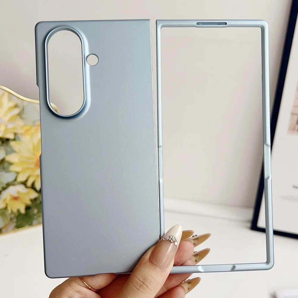 Matte PC Case For Samsung Galaxy Z Fold 7 Fold6 Fold5 Fold4 Fold3 5G Ultra Thin Shockproof Protection Cover For Samsung Fold 6