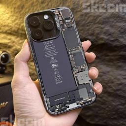 Creative Circuit Board Pattern Phone Case For iPhone 16 15 14 11 12 13 Pro Max 7 8 Plus X XR XS Colored Silver Hard Cover