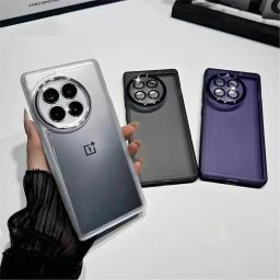 Luxury Glitter Transparent Magnetic Ring Stand Case For Oneplus 13R 13 12R 12 11R 11 TPU Soft Silicone Shockproof Protect Cover