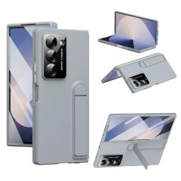 Plastic Hard Shell Bracket Phone Case for Samsung Galaxy Z Fold 7 6 5 4 3 Fold7 Fold6 Fold5 Fold4 Fold3 Stand Protective Cover