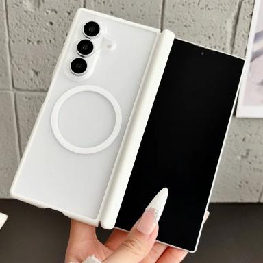 Matte Magnetic For Magsafe Phone Case For Samsung Galaxy Z Fold 8 Ultra Fold8 Transparent Shockproof Protection Slim Hard Cover