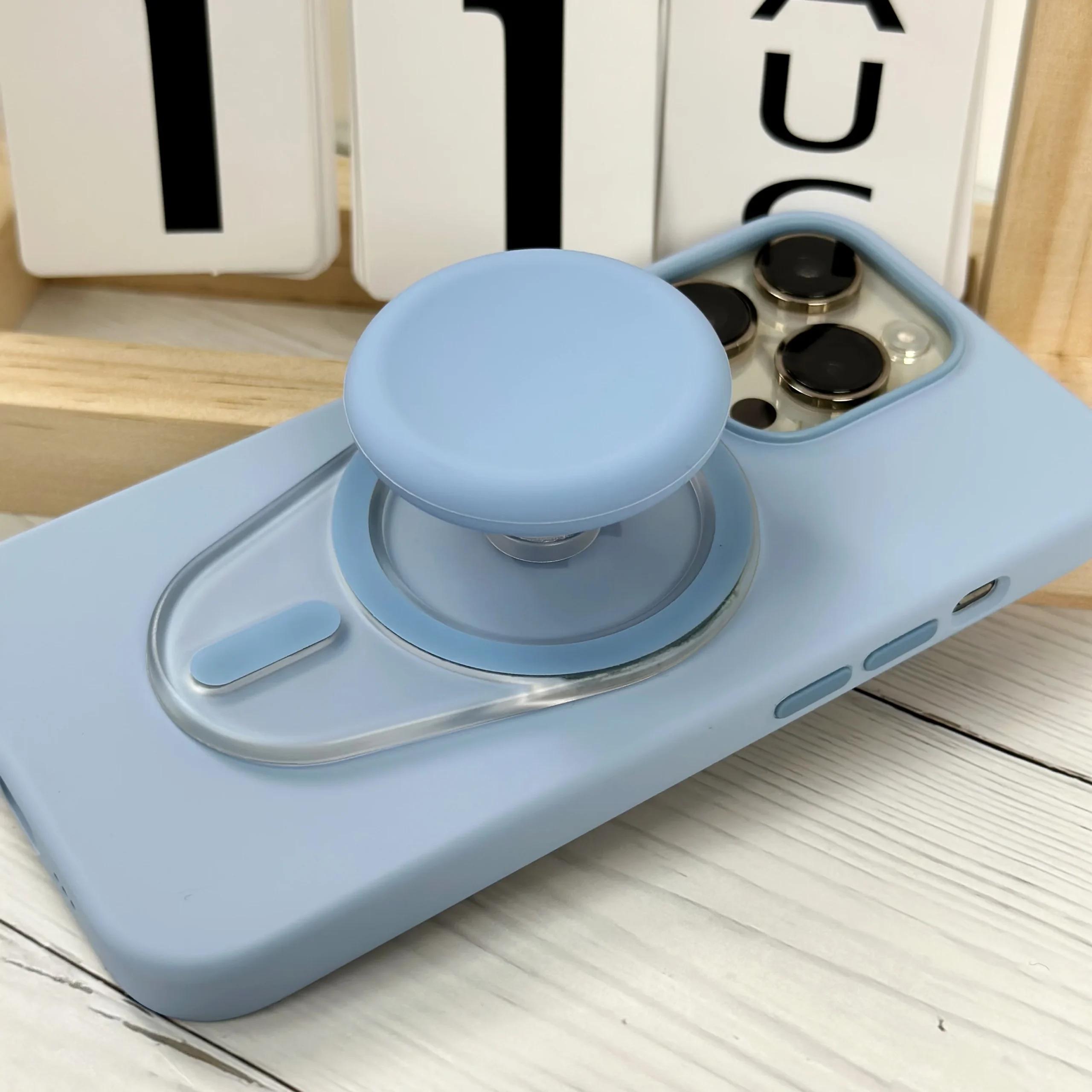 Oval Magnetic CellPhone Grip Holder Grip Tok Socket Pocket Finger Ring Stand for iPhone Folding Smart phone P-Socket Grip Tok