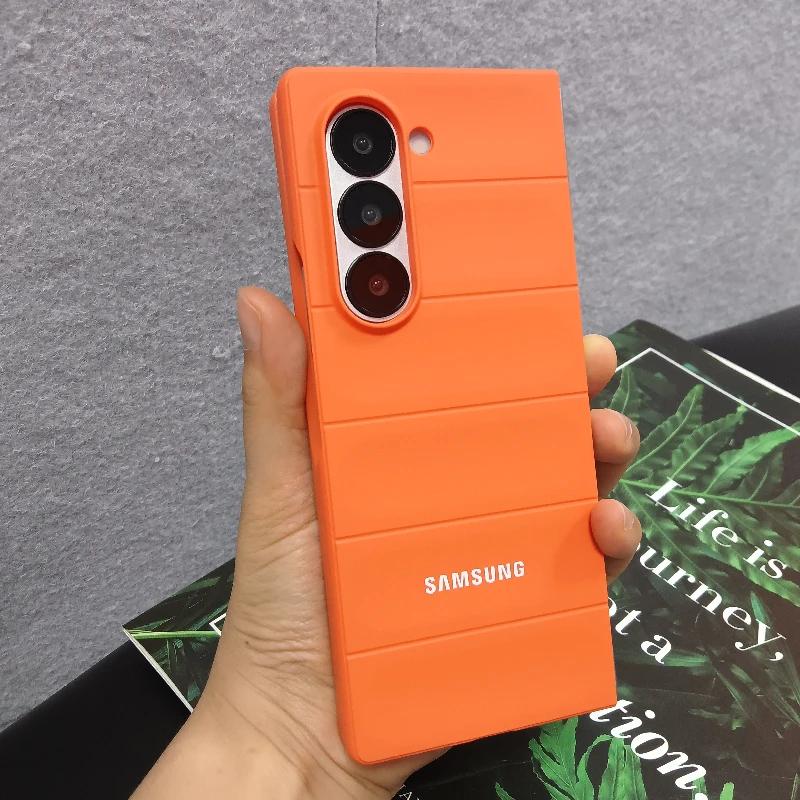 Skin Feel Phantom Shield Case For Samsung Galaxy Z Fold 7 6 5 4 3 Fold7 Fold6 2-piece Set Protective Shockproof Back Cover Funda